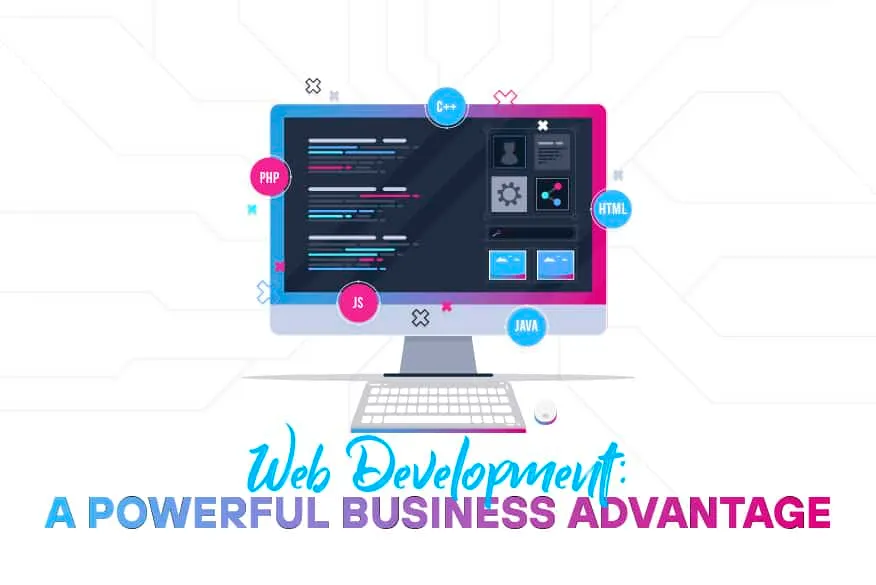 Web development a powerful business advantage.